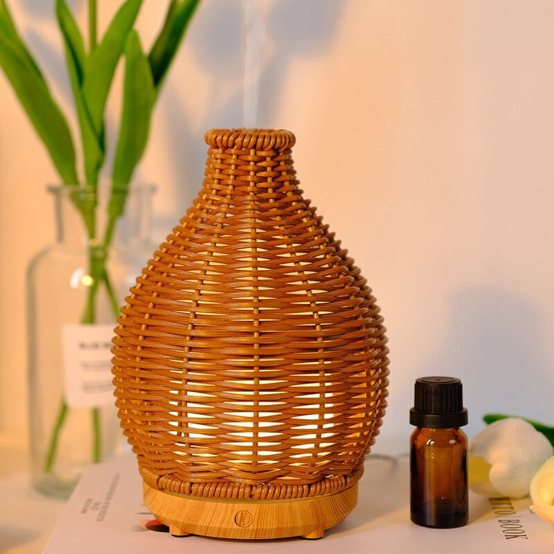 Rattan Essential Oil Diffuser Aromatherapy Delight for Relaxing