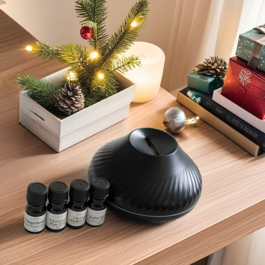 Christmas Essential Oil Diffuser Bundle (Black / White)