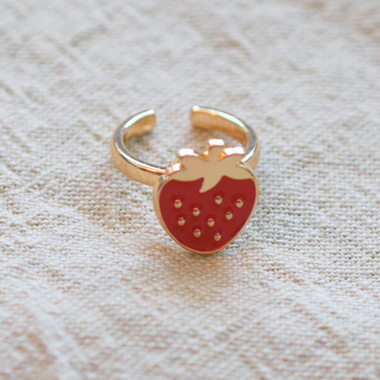 Strawberry Kid's Fidget Ring