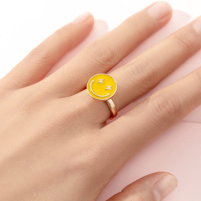 Smiley Face Kid's Fidget Ring