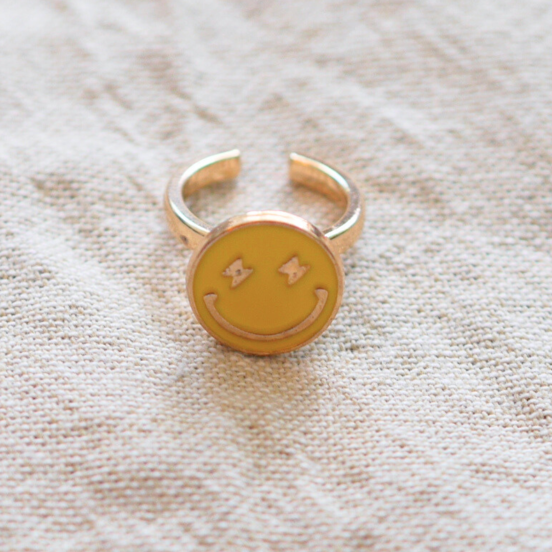 Smiley Face Kid's Fidget Ring