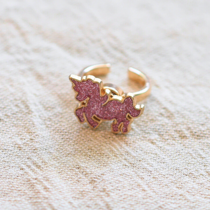 Pink Horse Kid's Fidget Ring