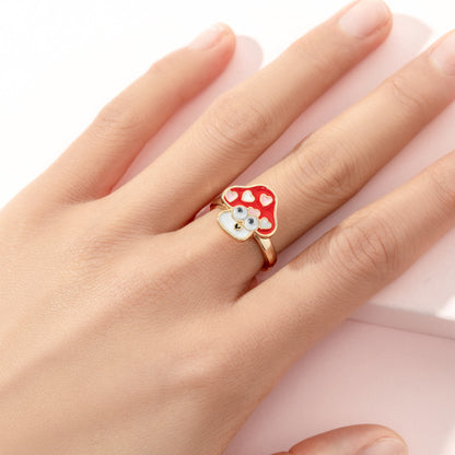 Mushroom Kid's Fidget Ring