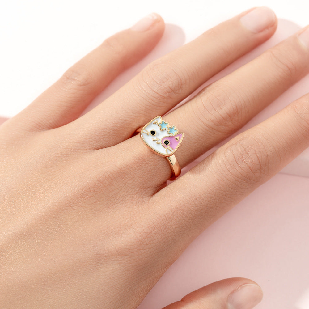 Kitten Kid's Fidget Ring